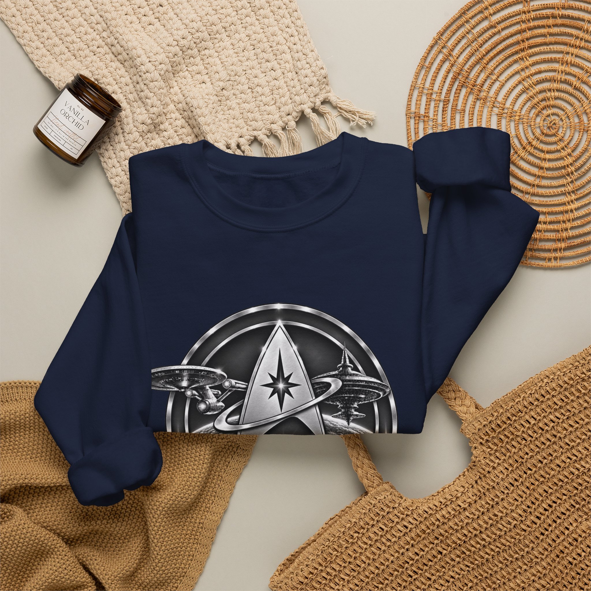 Starbase 48 Retro Space Logo Sweatshirt - Image 20