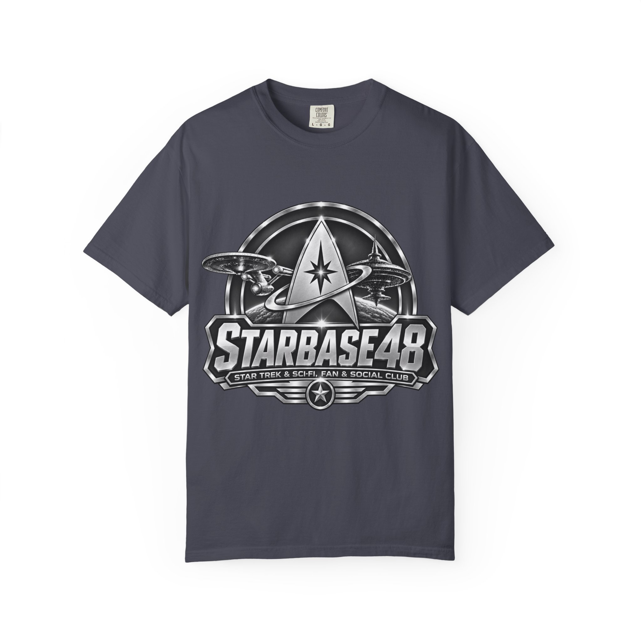 Starbase 48 Graphic T-Shirt — Retro Sci‑Fi Space Club Tee - Image 61