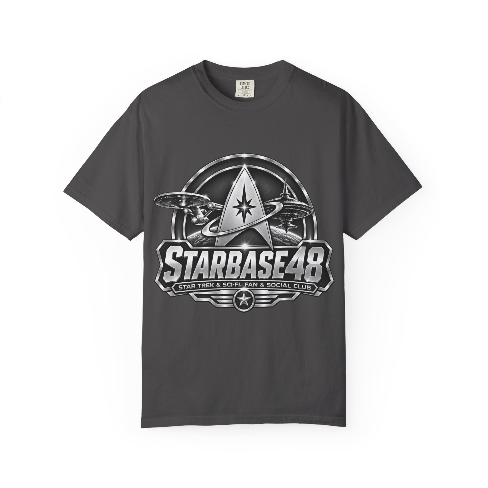 Starbase 48 Graphic T‑Shirt — Starfleet Space Logo Tee - Image 45