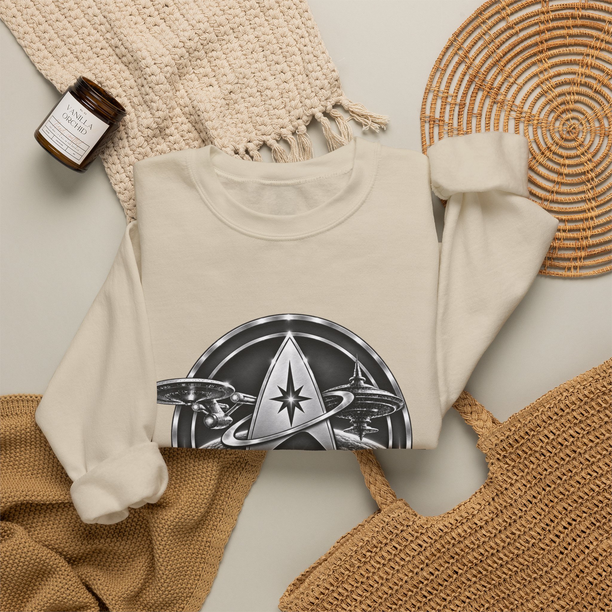 Starbase 48 Retro Space Logo Sweatshirt - Image 12