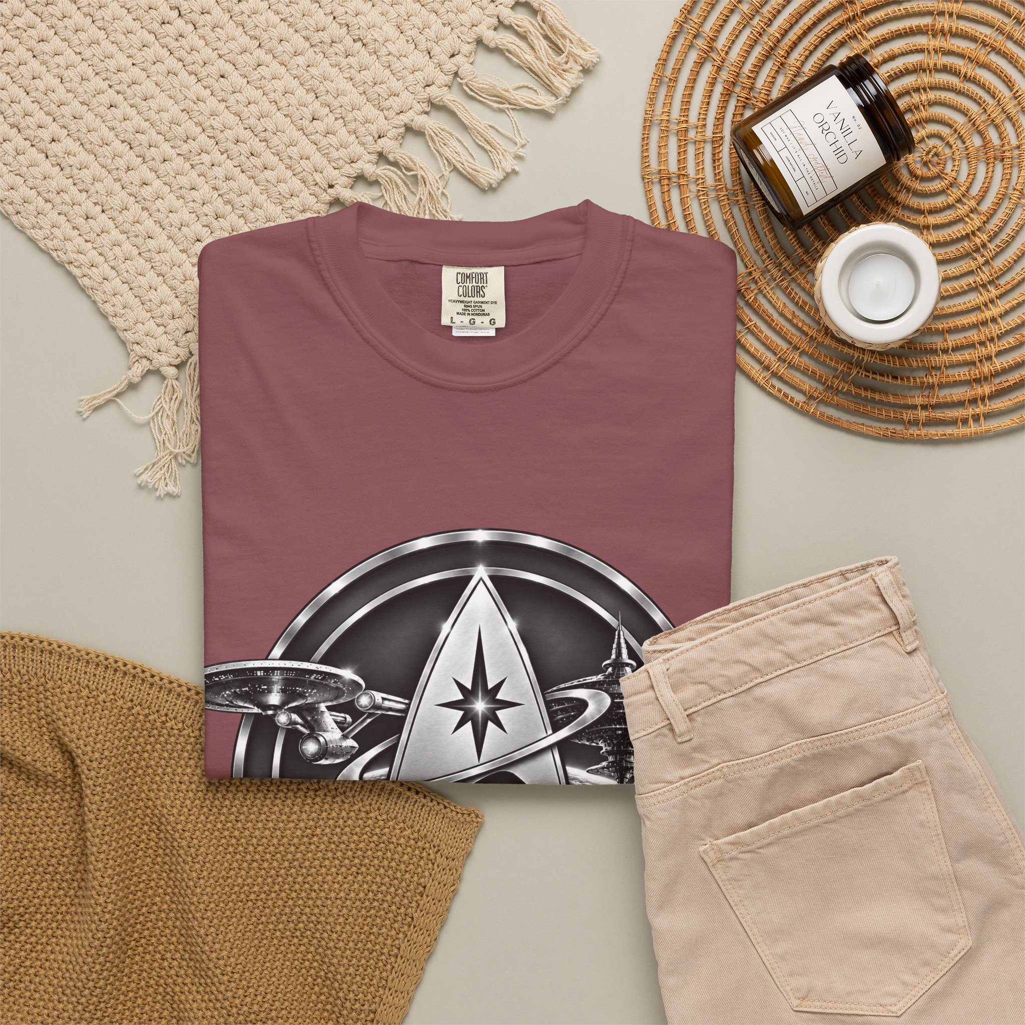 Starbase 48 Graphic T‑Shirt — Starfleet Space Logo Tee - Image 12