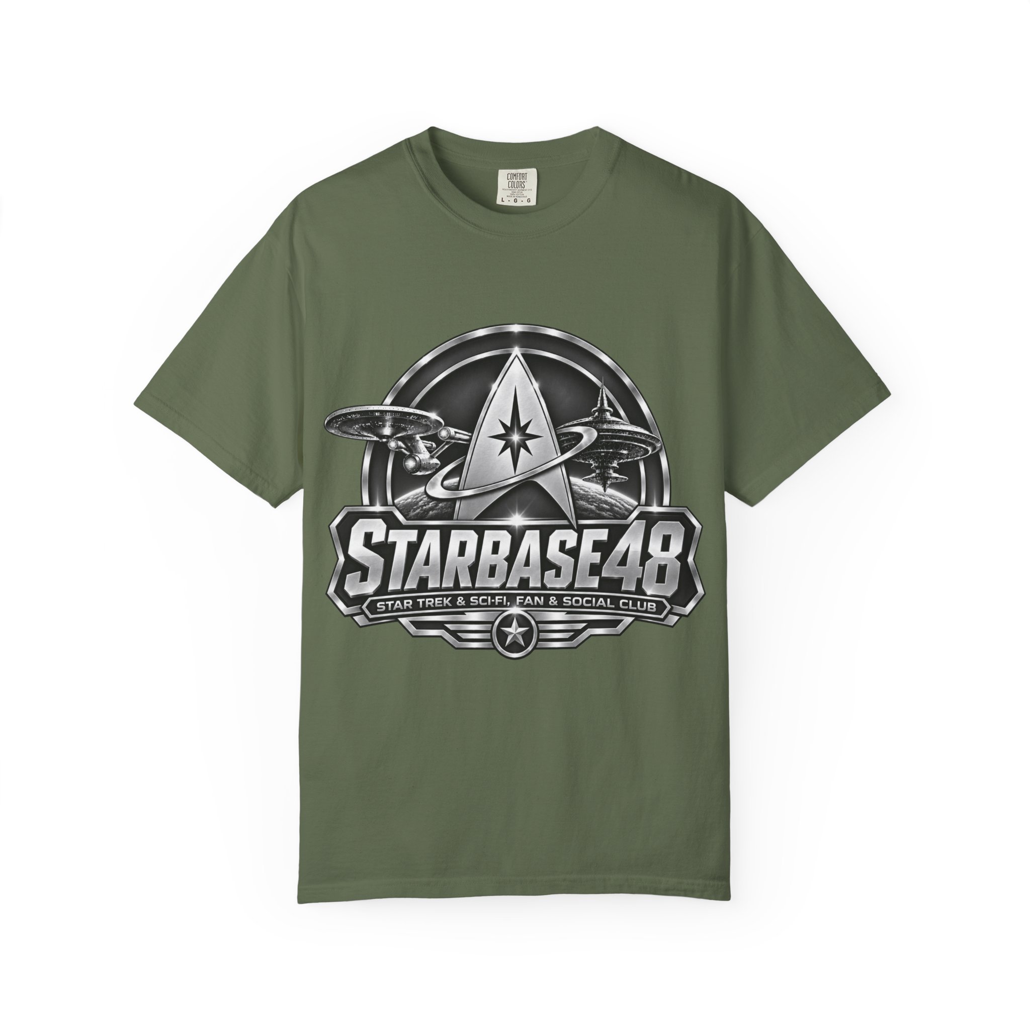 Starbase 48 Graphic T‑Shirt — Starfleet Space Logo Tee - Image 37