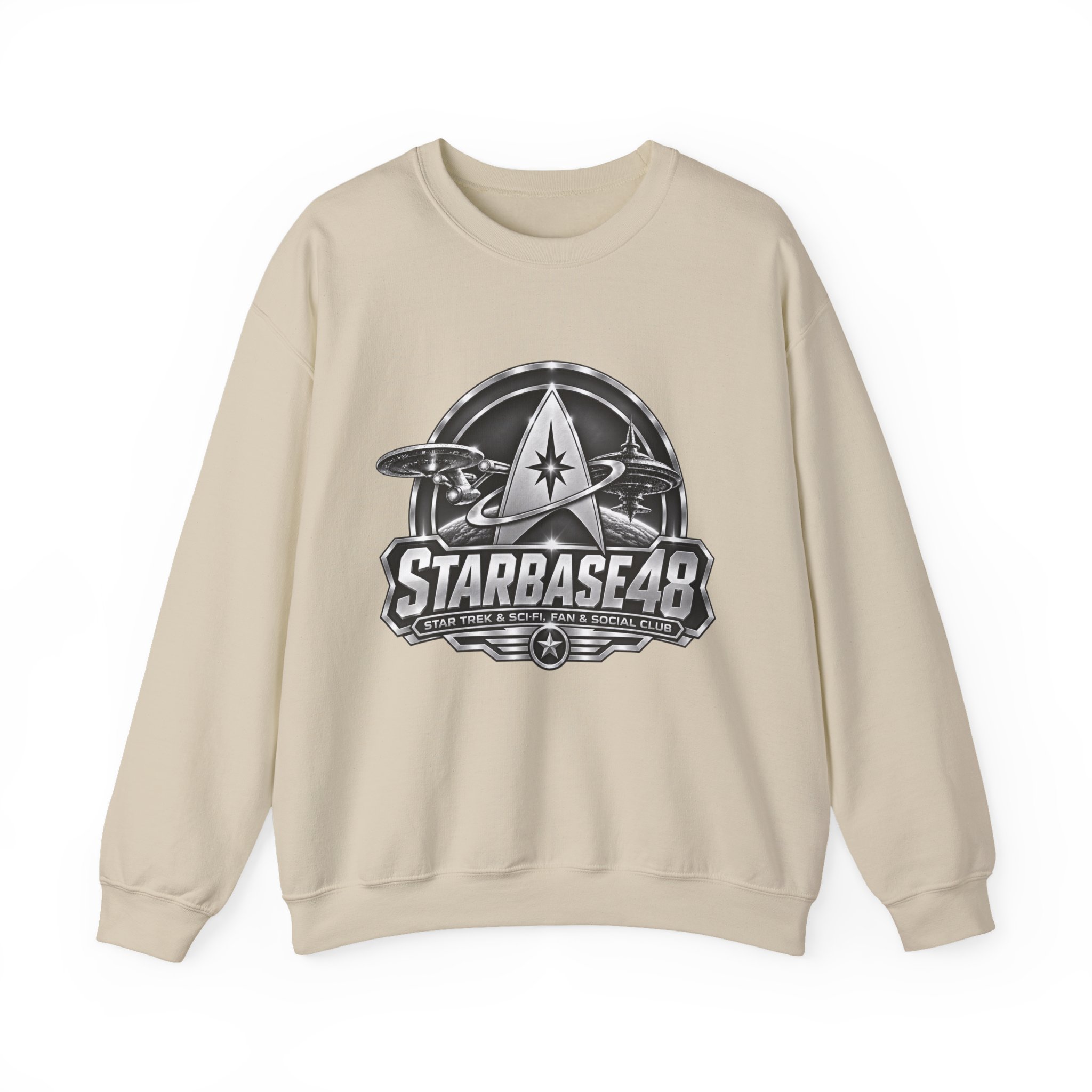 Starbase 48 Retro Space Logo Sweatshirt - Image 9