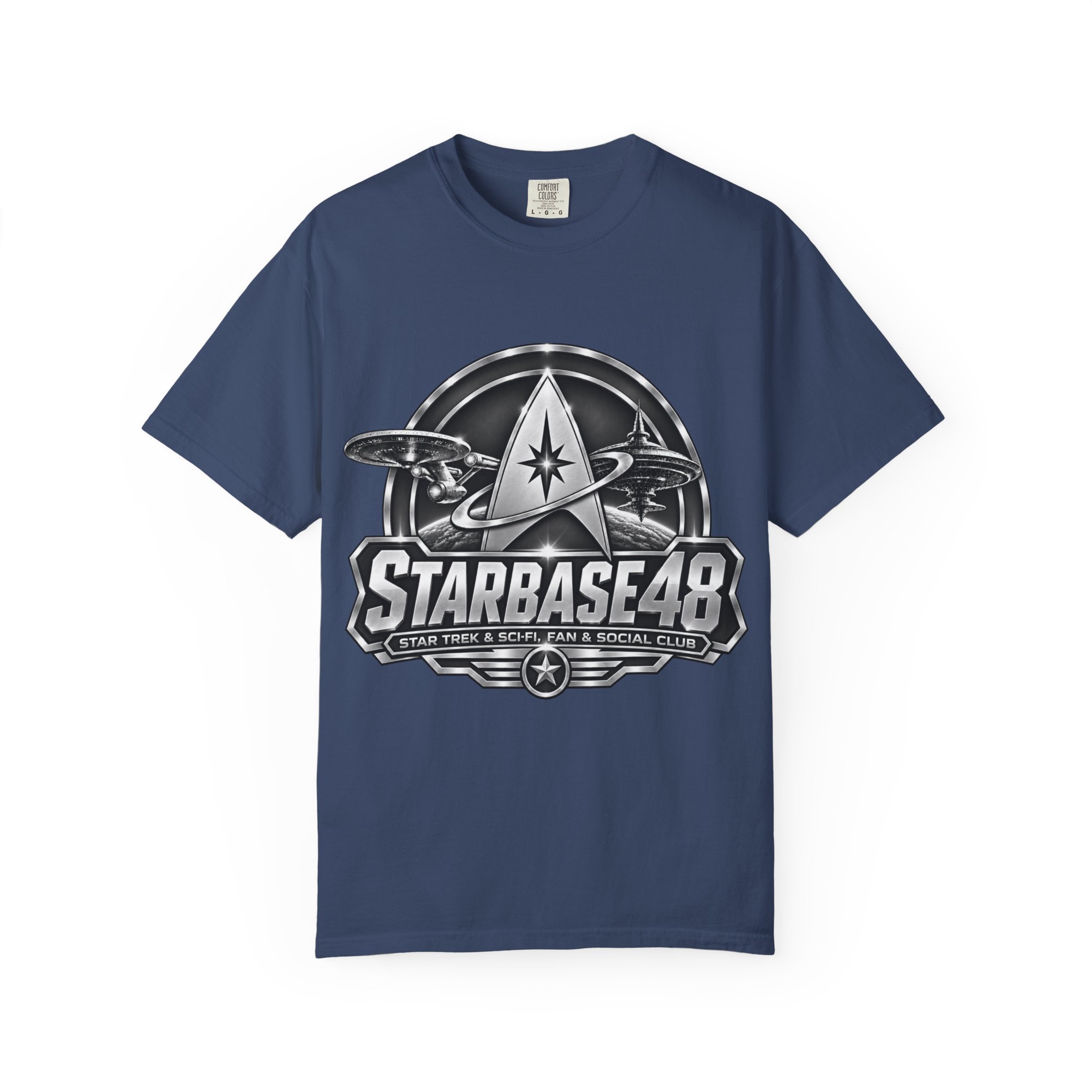 Starbase 48 Graphic T-Shirt — Retro Sci‑Fi Space Club Tee - Image 57
