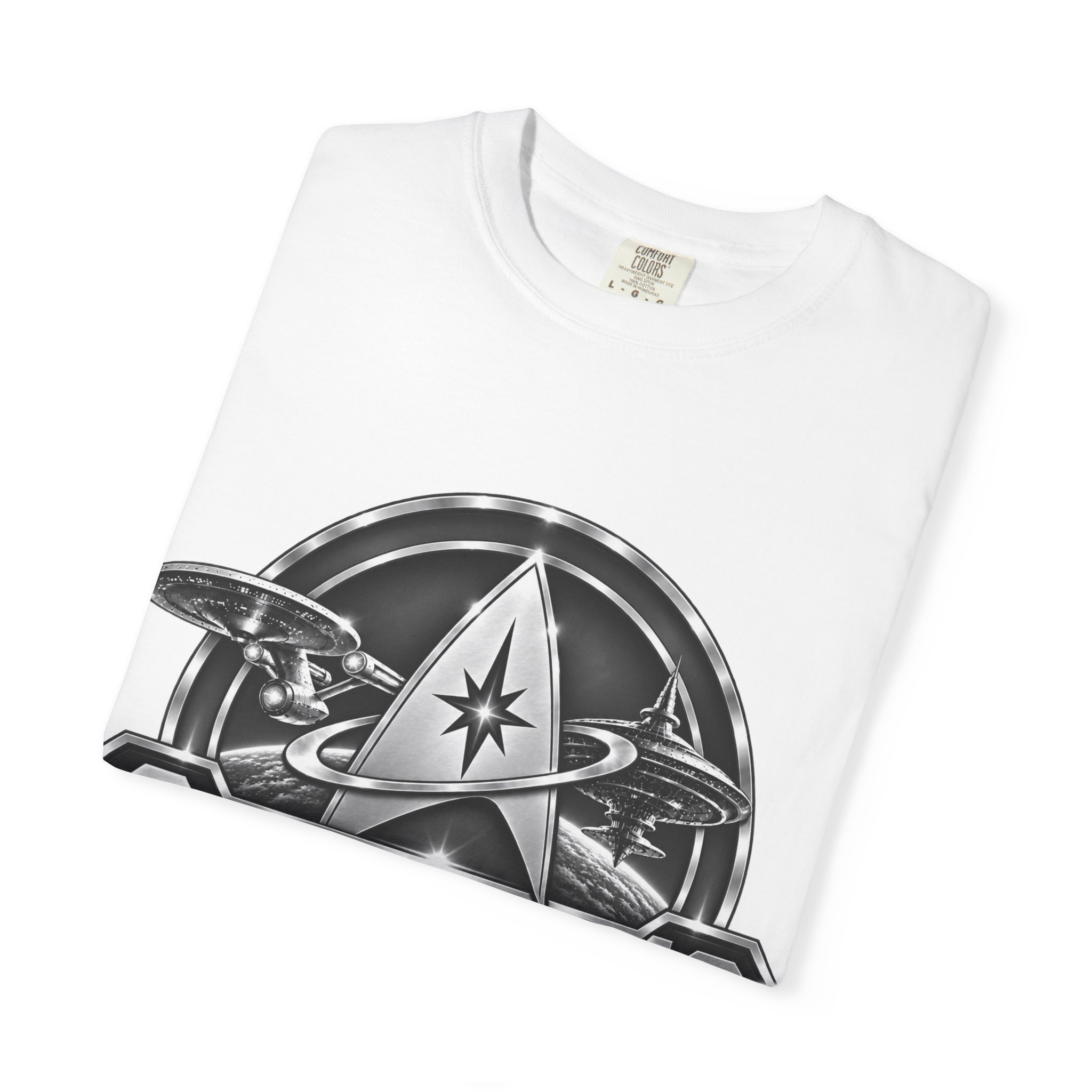 Starbase 48 Graphic T‑Shirt — Starfleet Space Logo Tee - Image 3