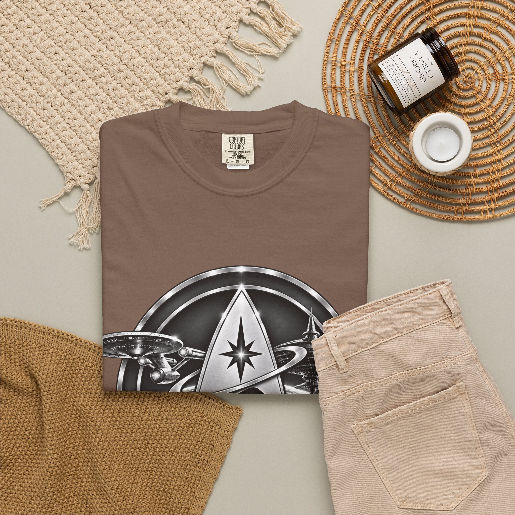 Starbase 48 Graphic T‑Shirt — Starfleet Space Logo Tee - Image 24