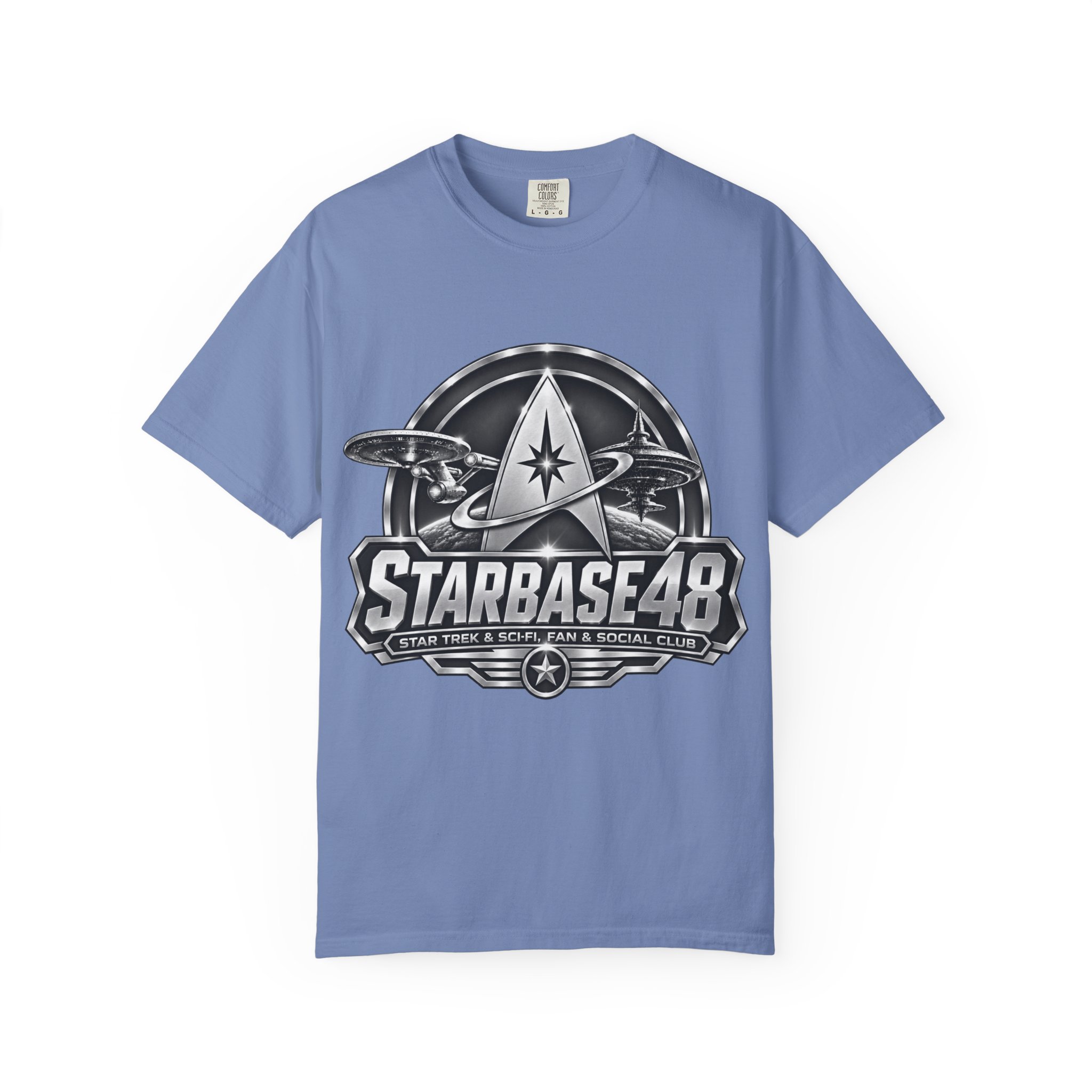 Starbase 48 Graphic T-Shirt — Retro Sci‑Fi Space Club Tee - Image 21