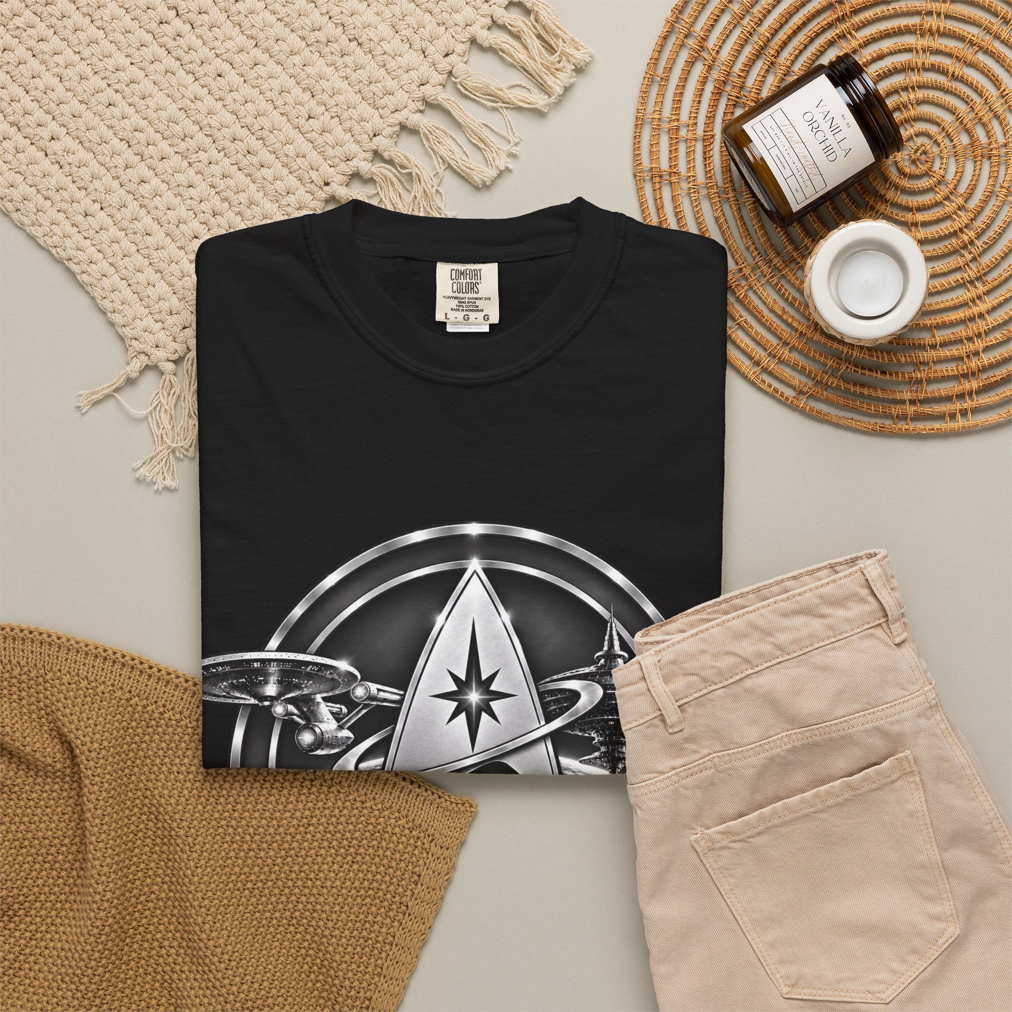 Starbase 48 Graphic T‑Shirt — Starfleet Space Logo Tee - Image 52