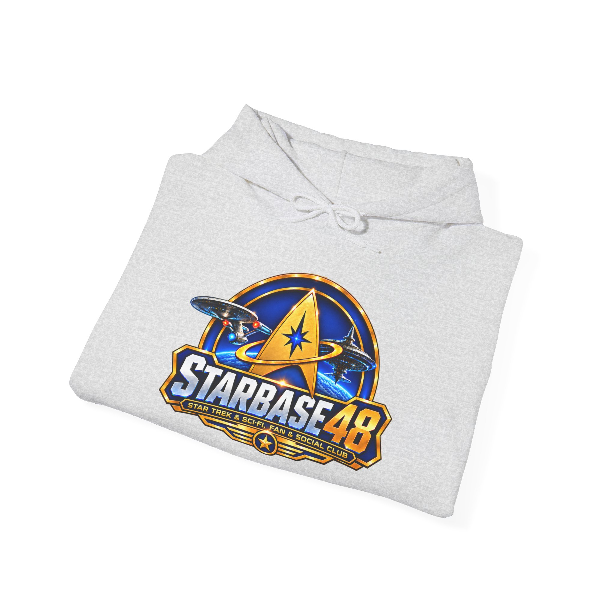 Starbase 48 Logo Hoodie — Retro Space Gaming Sweatshirt - Image 12
