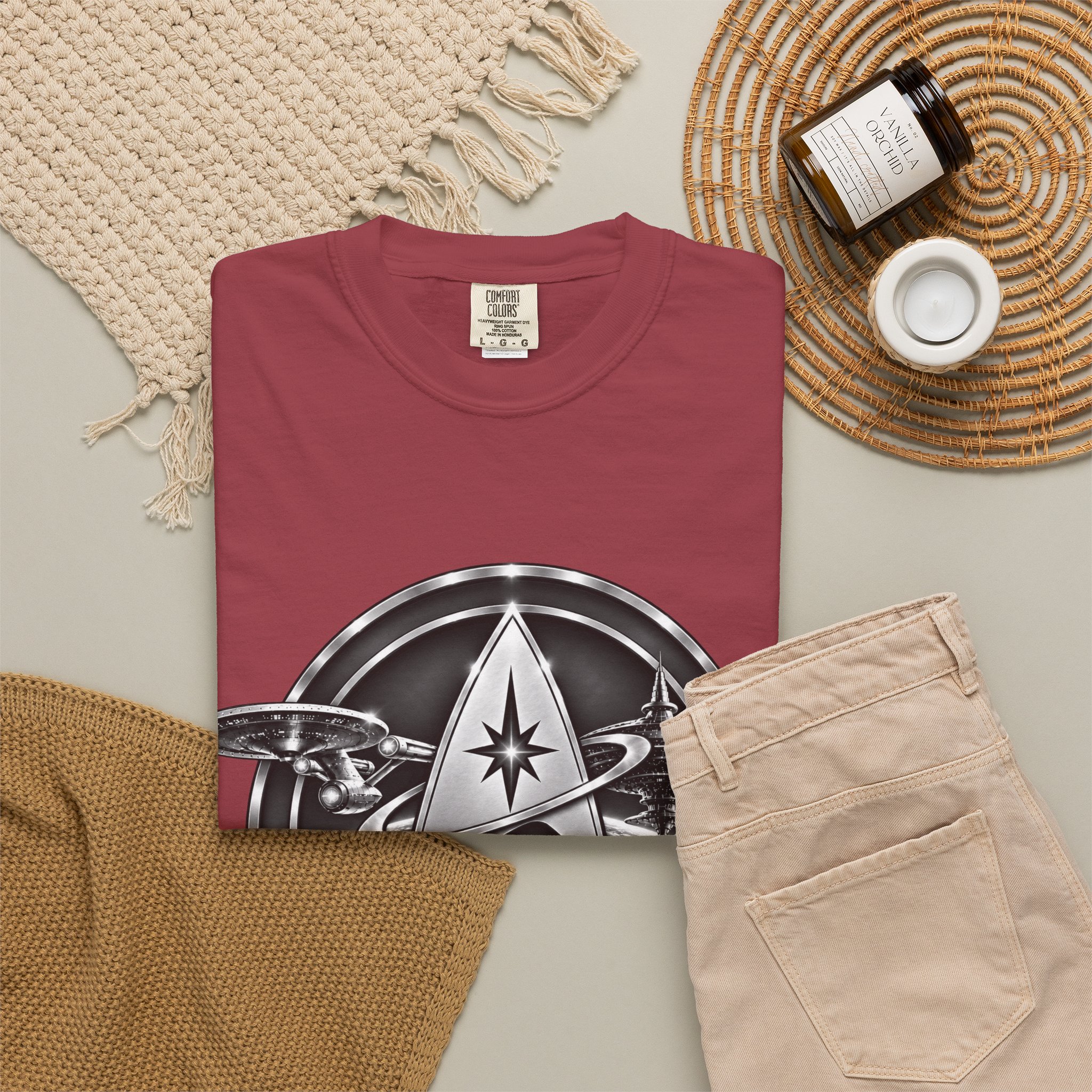 Starbase 48 Graphic T‑Shirt — Starfleet Space Logo Tee - Image 56