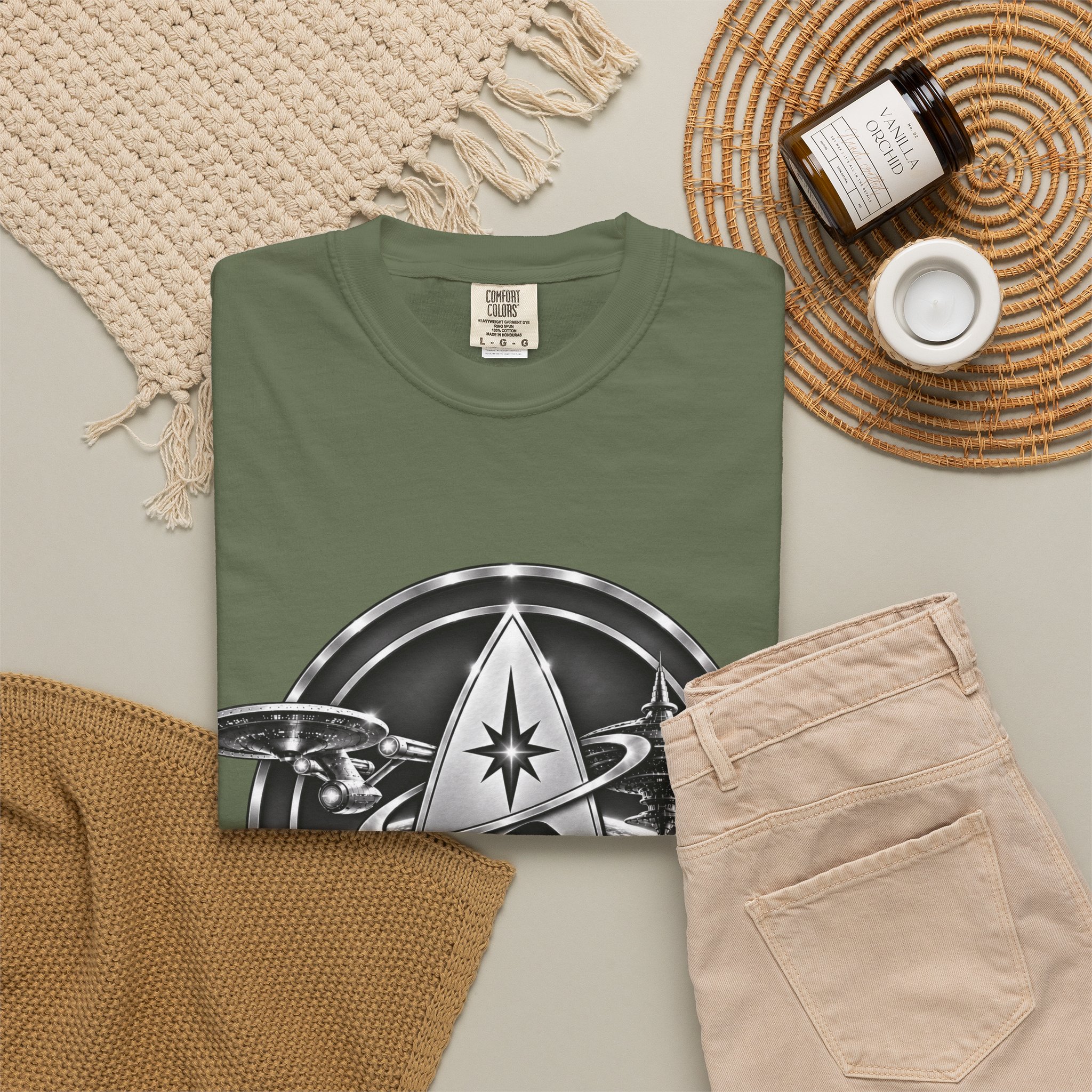 Starbase 48 Graphic T‑Shirt — Starfleet Space Logo Tee - Image 40