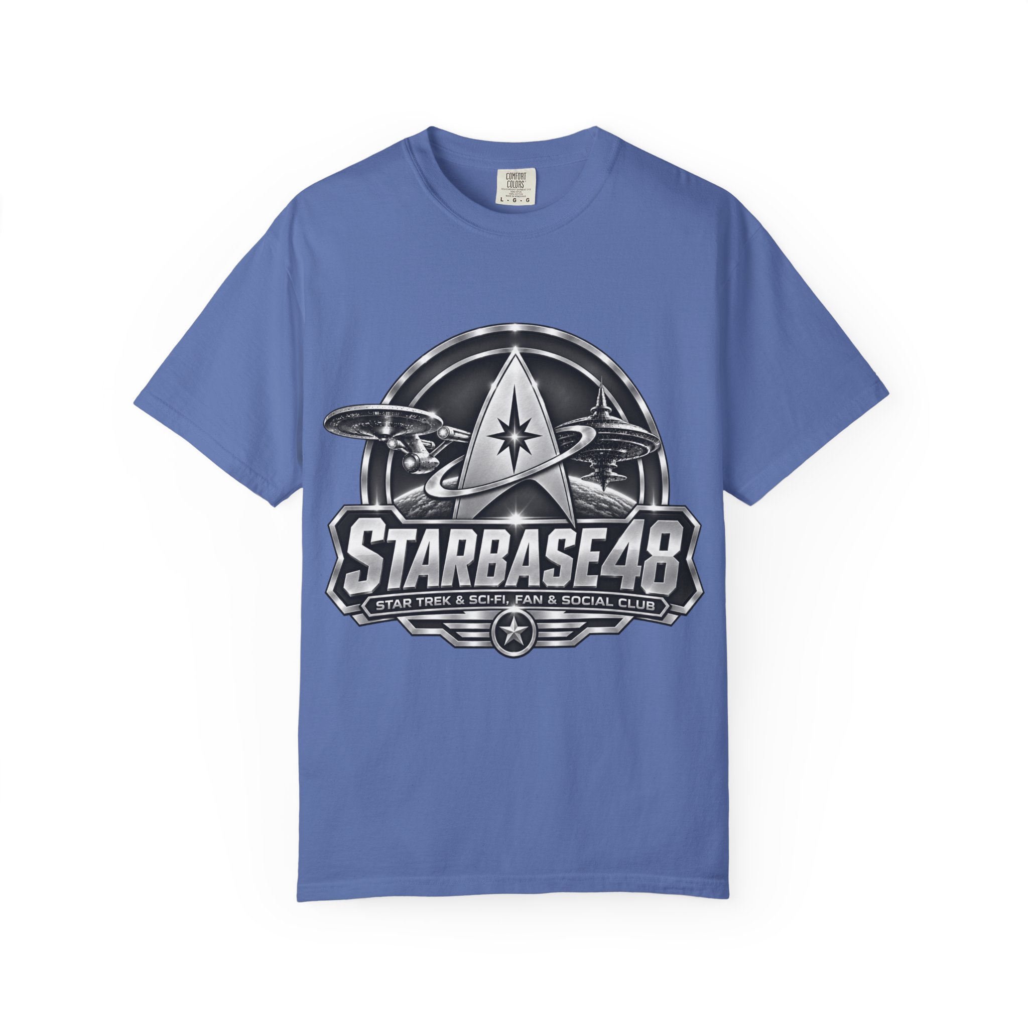 Starbase 48 Graphic T-Shirt — Retro Sci‑Fi Space Club Tee - Image 37