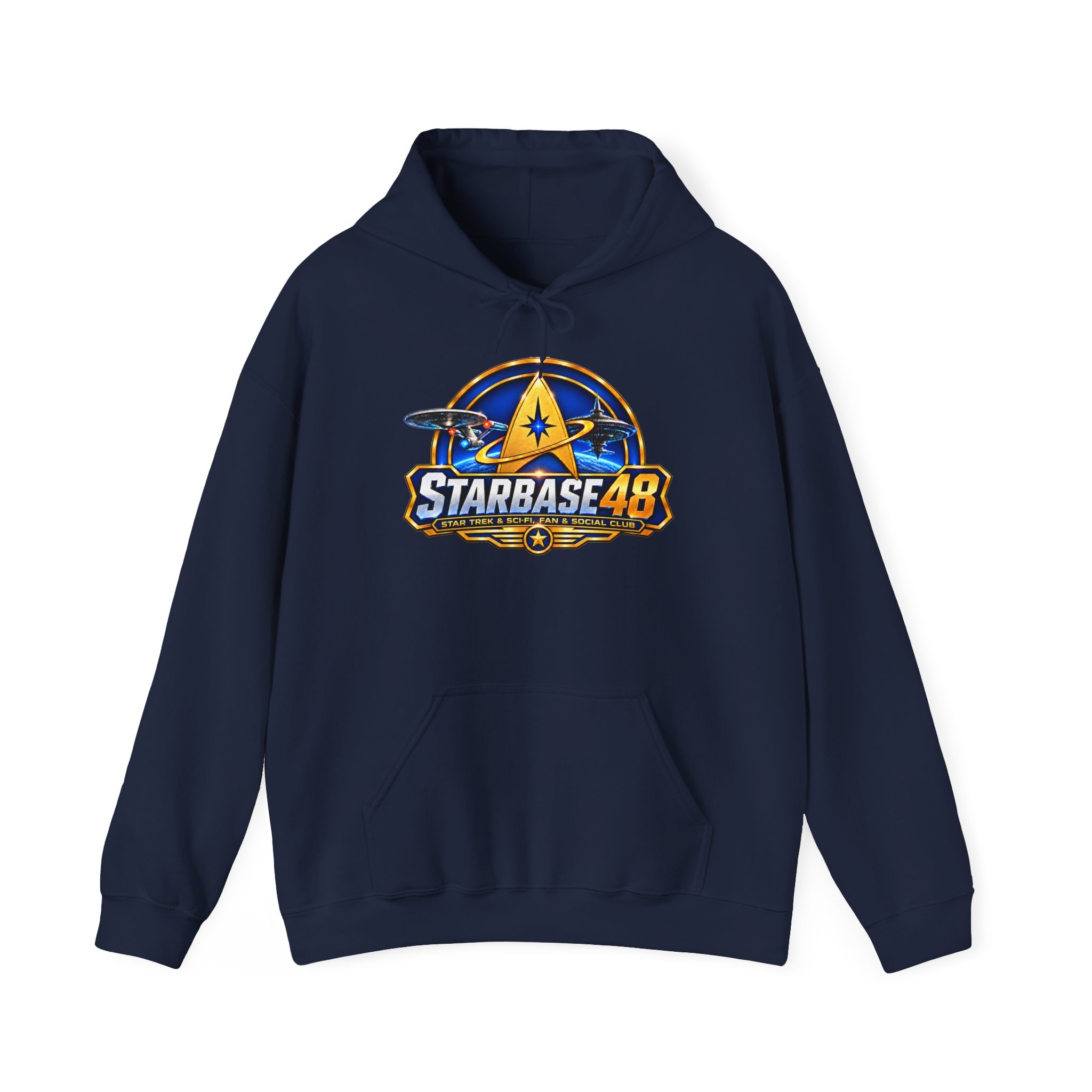 Starbase 48 Logo Hoodie — Retro Space Gaming Sweatshirt - Image 45