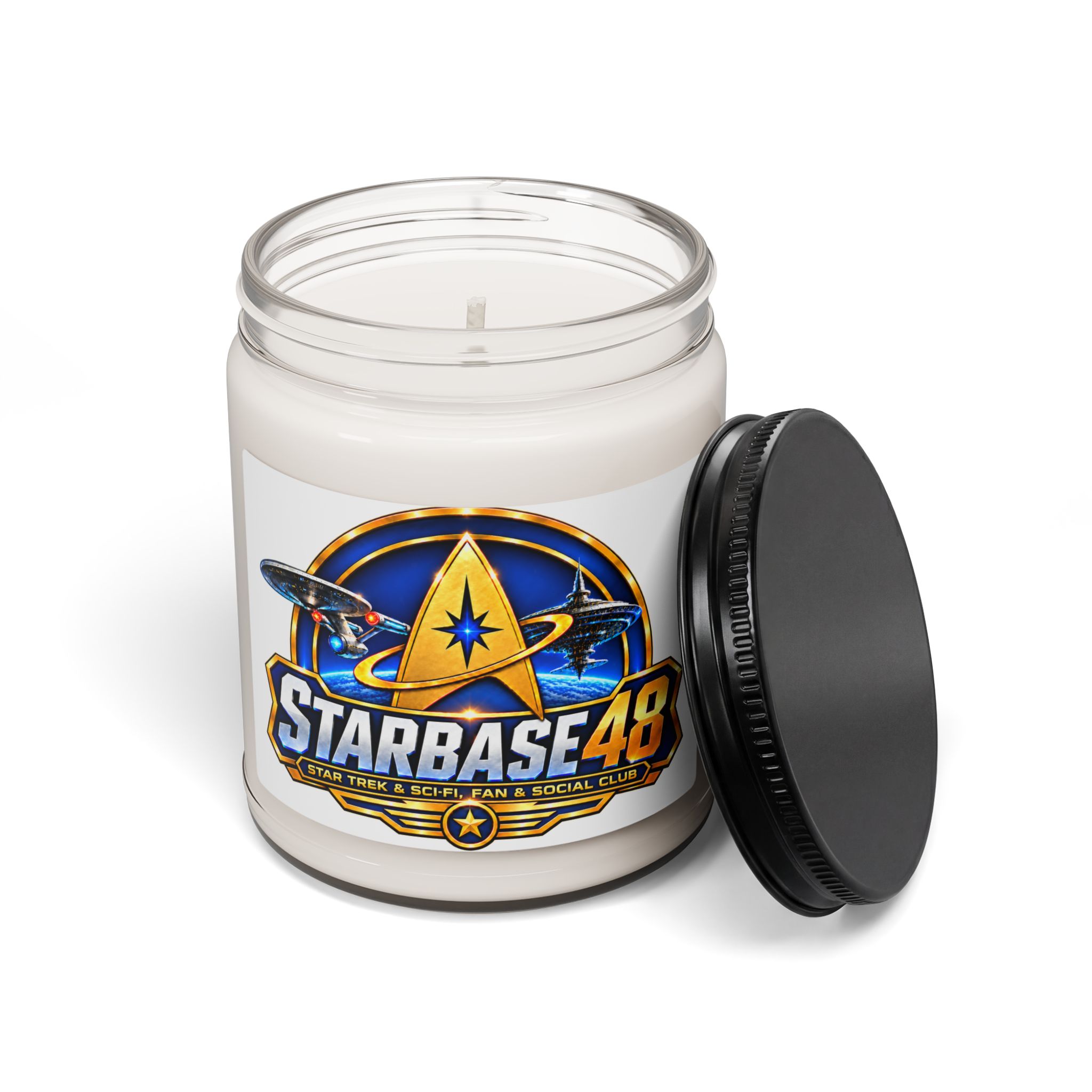 Starbase 48 Scented Soy Candle — Sci‑Fi Fan Candle (9 oz) - Image 14