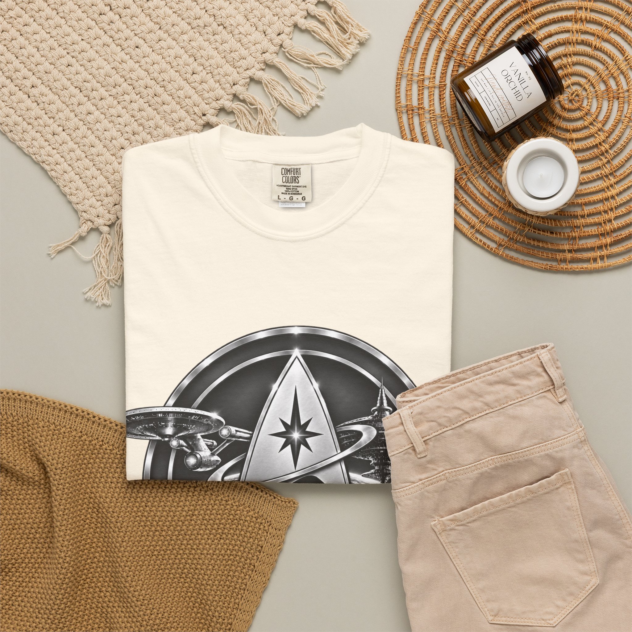 Starbase 48 Graphic T‑Shirt — Starfleet Space Logo Tee - Image 16