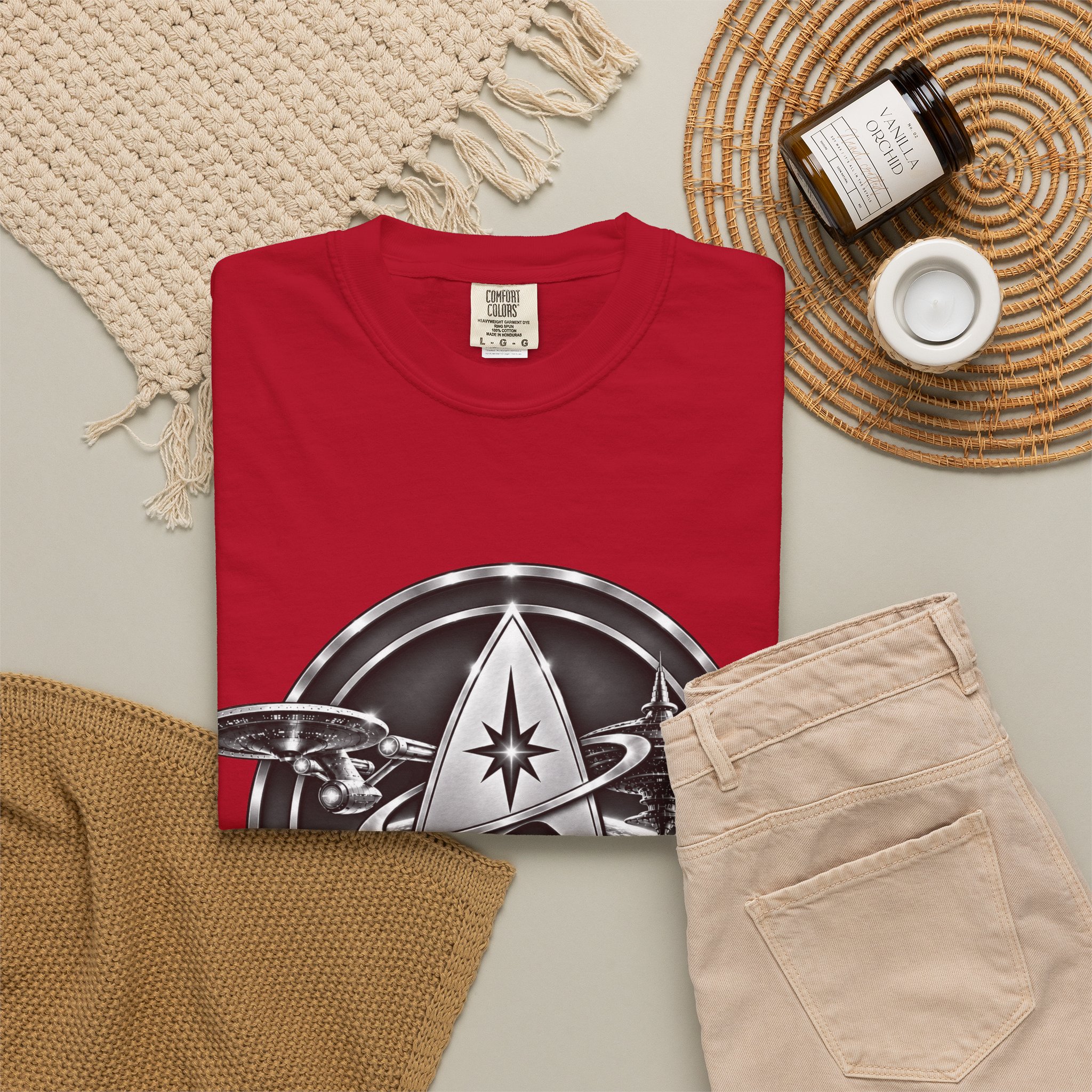 Starbase 48 Graphic T‑Shirt — Starfleet Space Logo Tee - Image 60