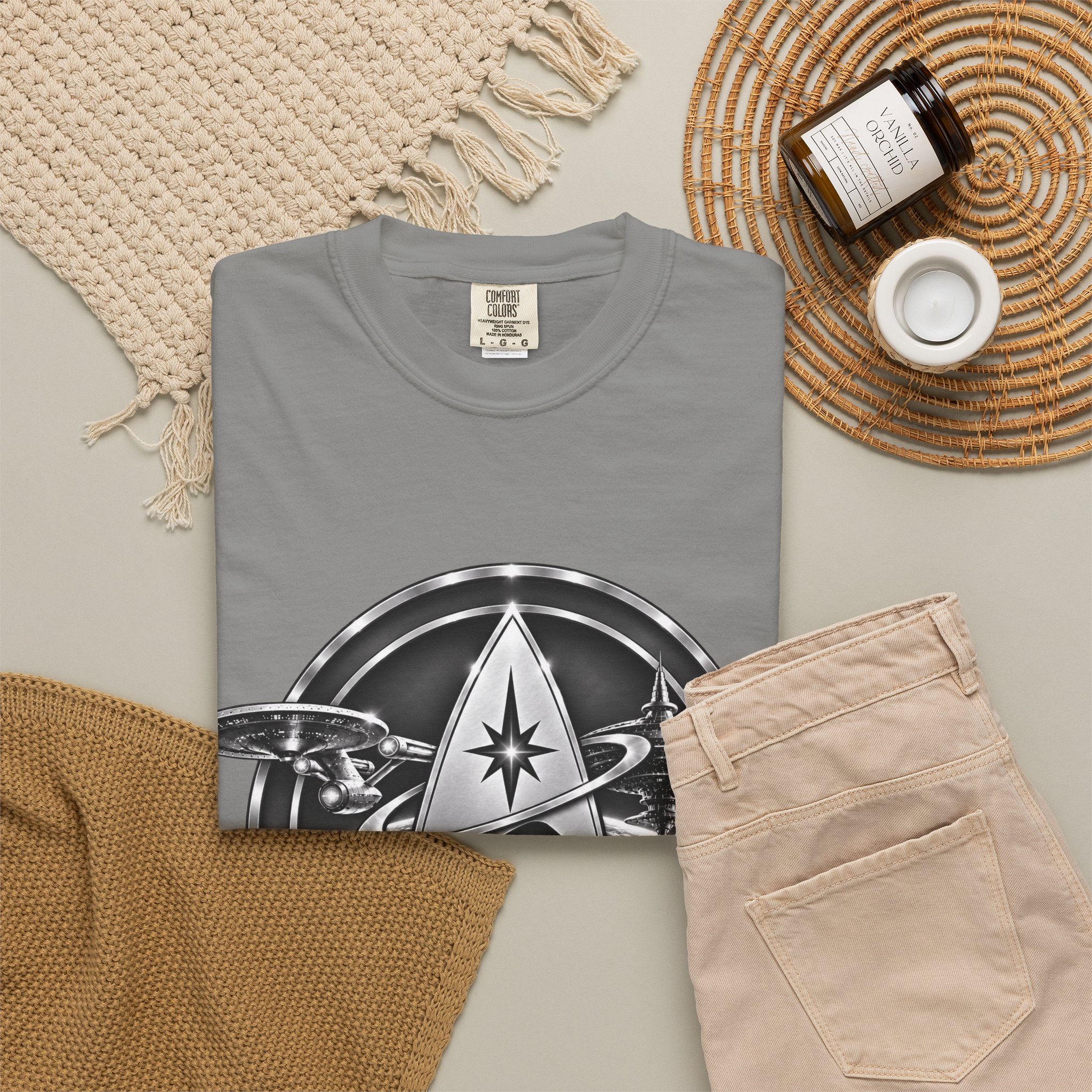 Starbase 48 Graphic T‑Shirt — Starfleet Space Logo Tee - Image 44