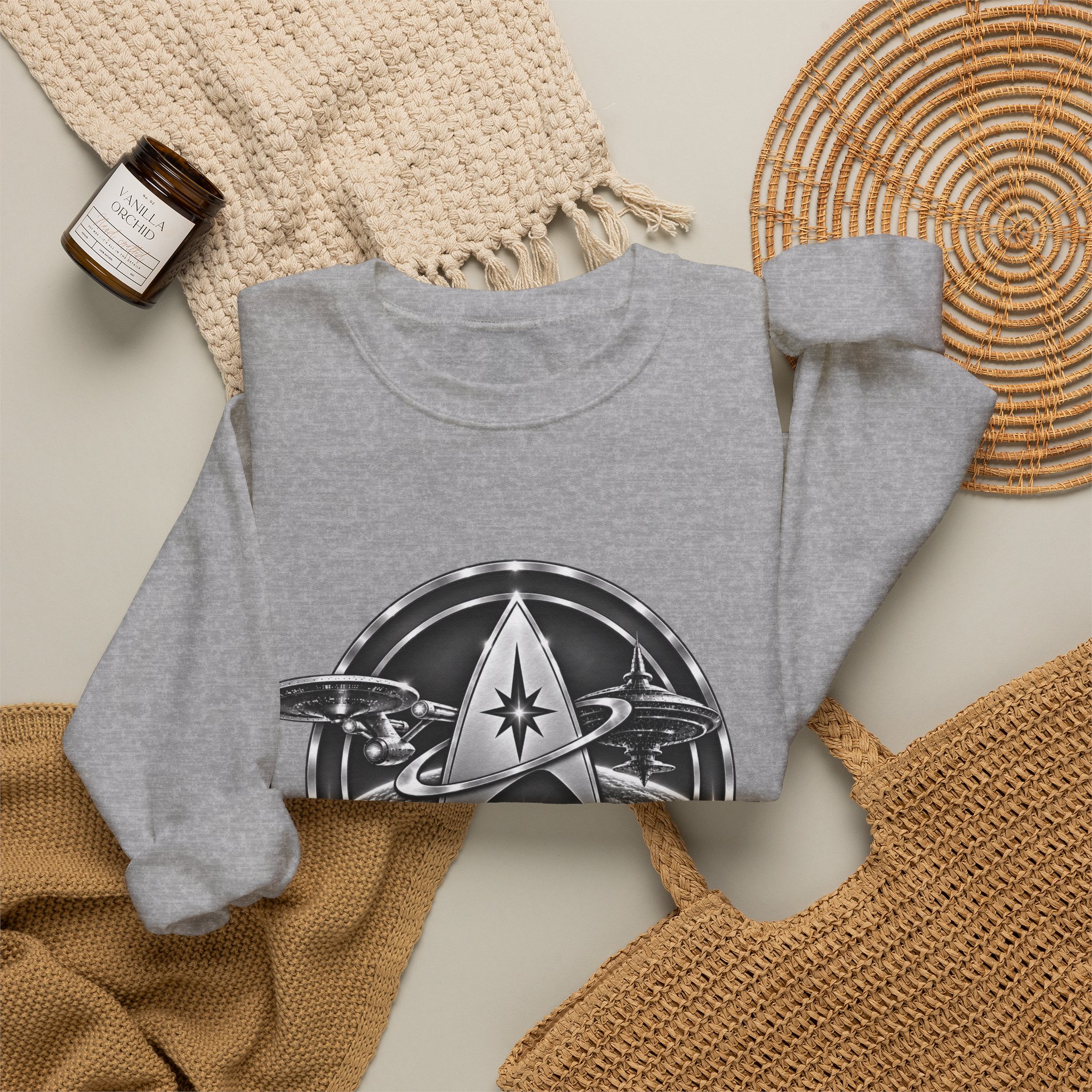 Starbase 48 Retro Space Logo Sweatshirt - Image 16