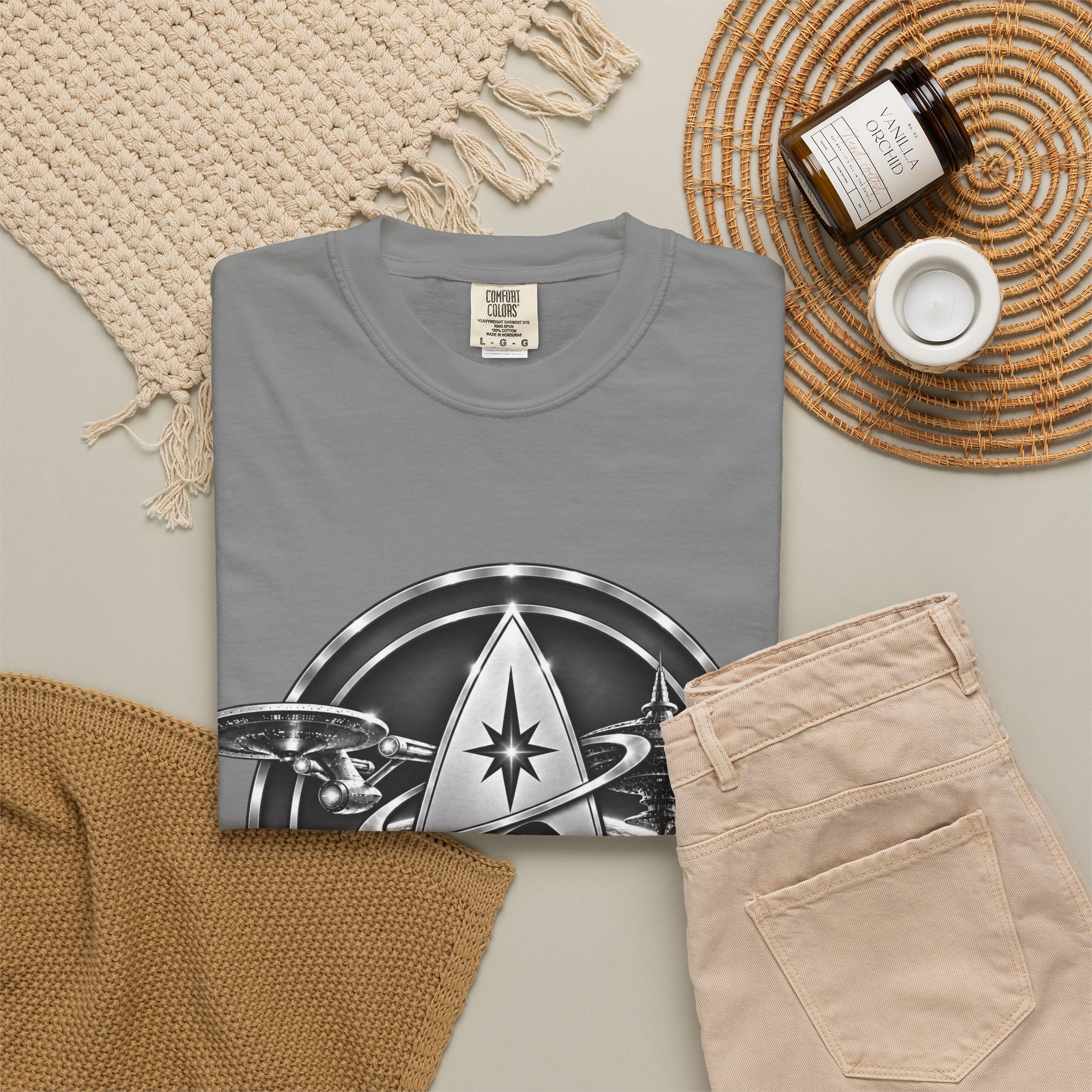 Starbase 48 Graphic T‑Shirt — Starfleet Space Logo Tee - Image 36
