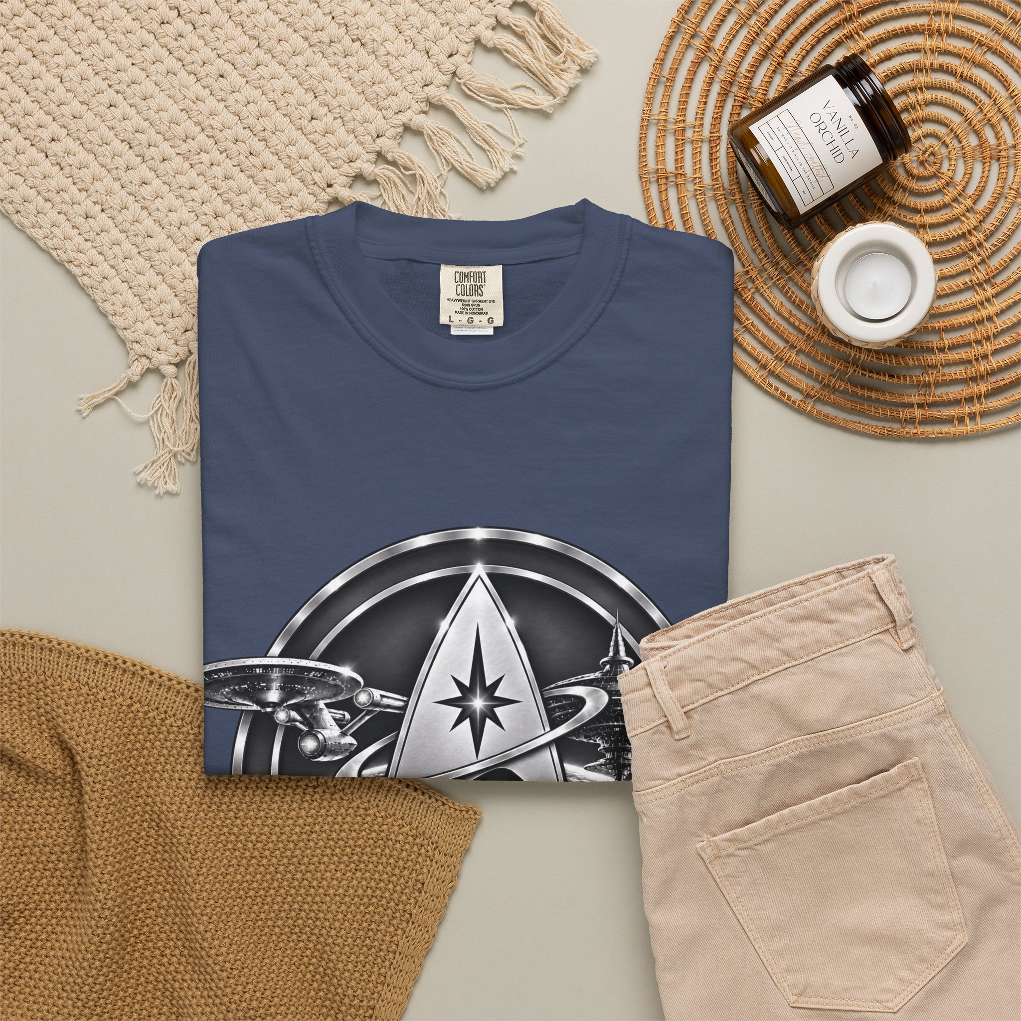 Starbase 48 Graphic T-Shirt — Retro Sci‑Fi Space Club Tee - Image 48