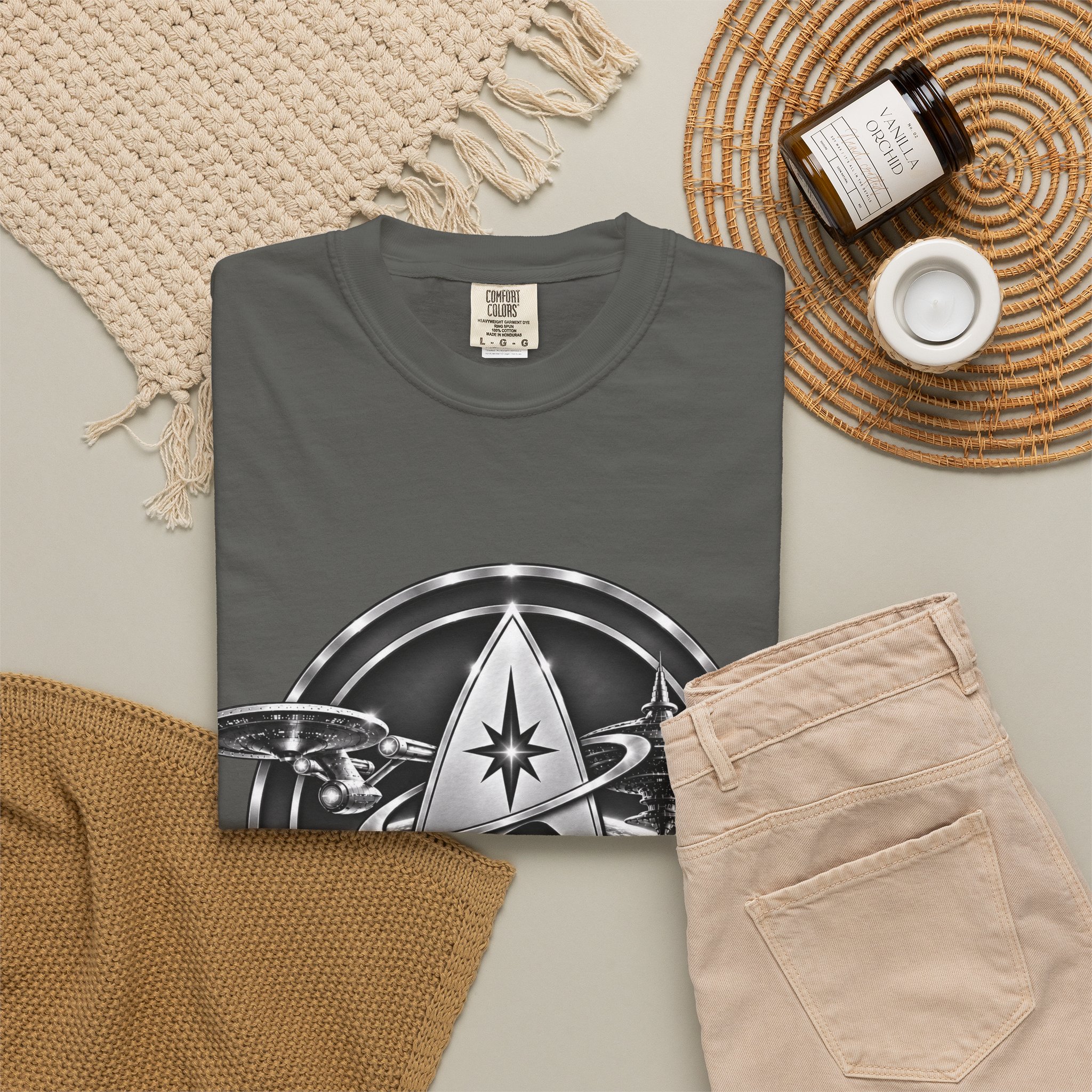 Starbase 48 Graphic T‑Shirt — Starfleet Space Logo Tee - Image 32