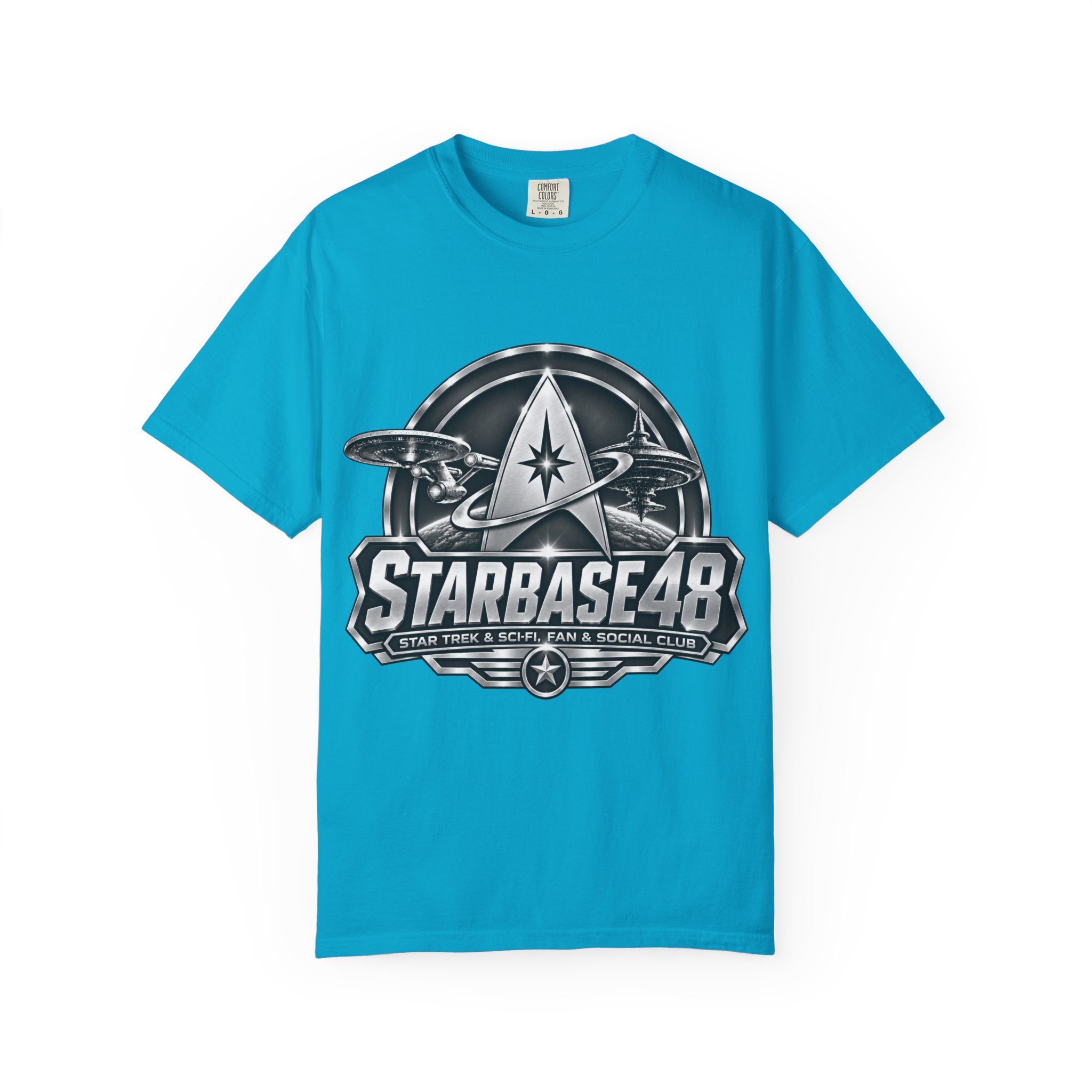 Starbase 48 Graphic T-Shirt — Retro Sci‑Fi Space Club Tee - Image 13
