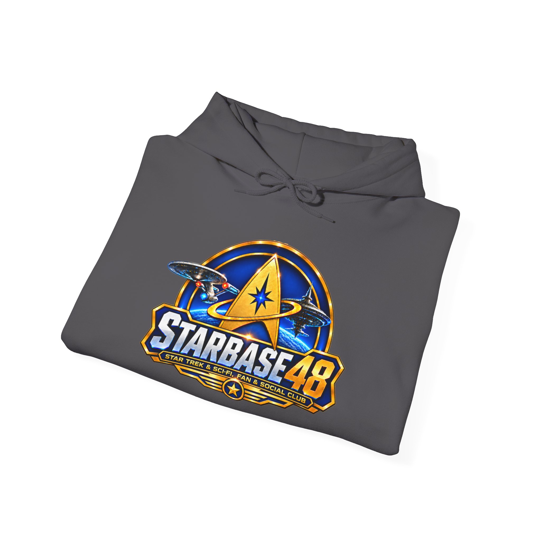 Starbase 48 Logo Hoodie — Retro Space Gaming Sweatshirt - Image 44