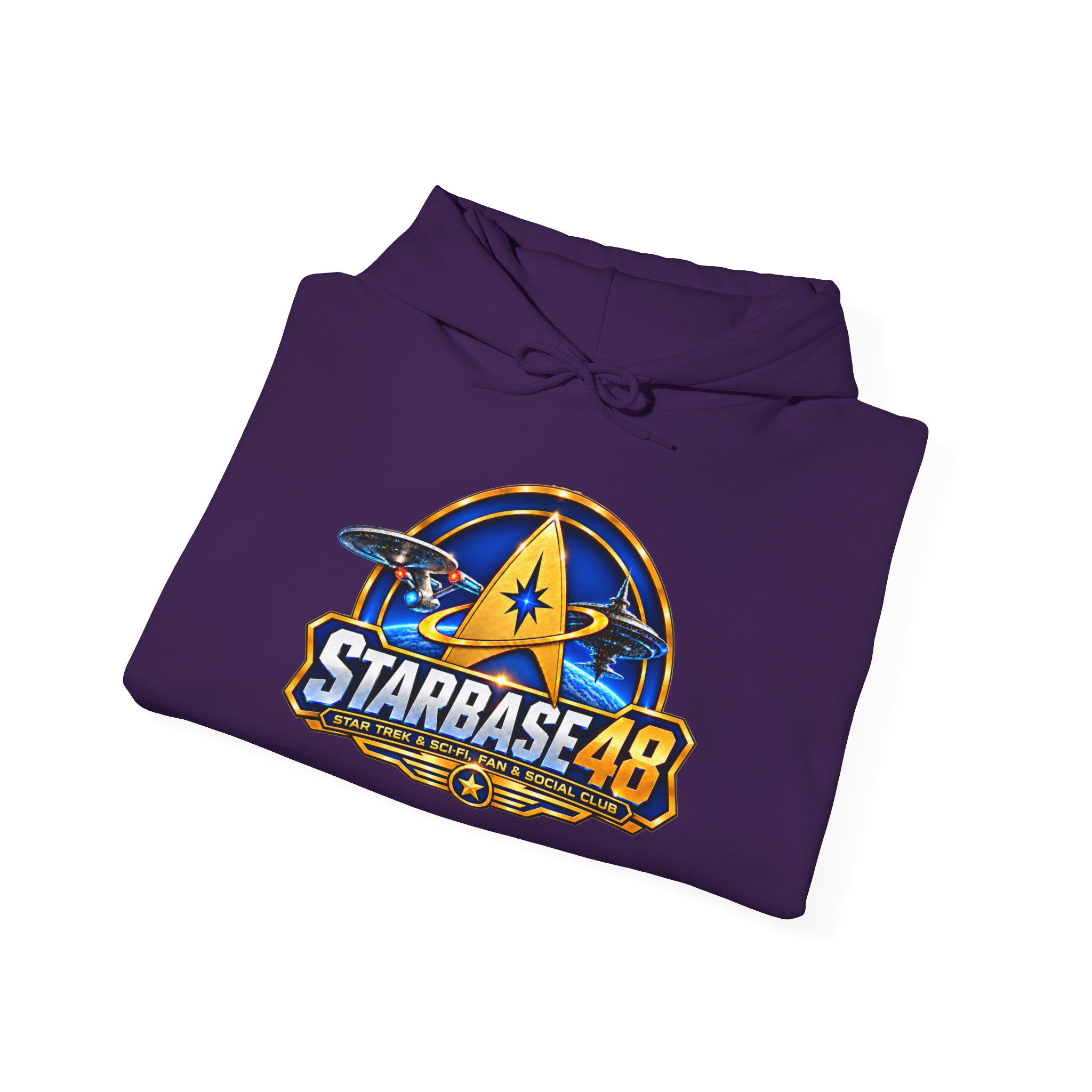 Starbase 48 Logo Hoodie — Retro Space Gaming Sweatshirt - Image 56